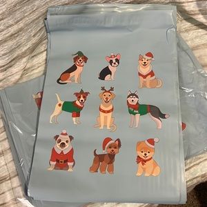 (20) 10x13 Christmas Dog Polymailers